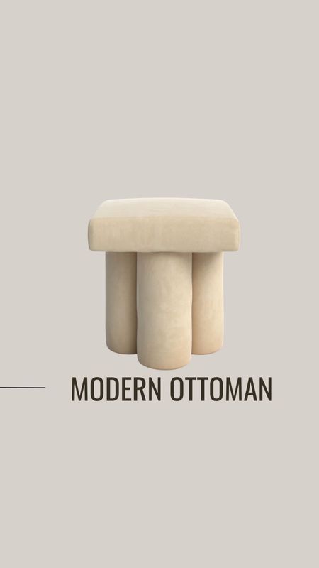 Modern Ottoman #modern #ottoman #modernfurniture #furniture #interiordesign #interiordecor #homedecor #homedesign #homedecorfinds #moodboard 

#LTKhome #LTKstyletip #LTKfindsunder100