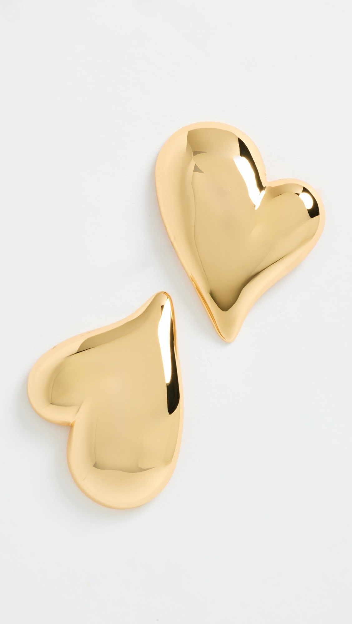Mega Art Heart Button Earrings | Shopbop