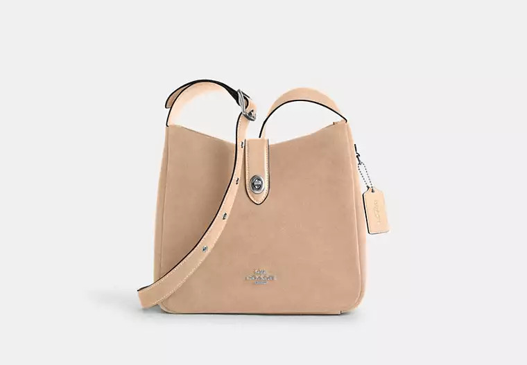 Hadley Convertible Crossbody Bag In Suede | Coach Outlet US