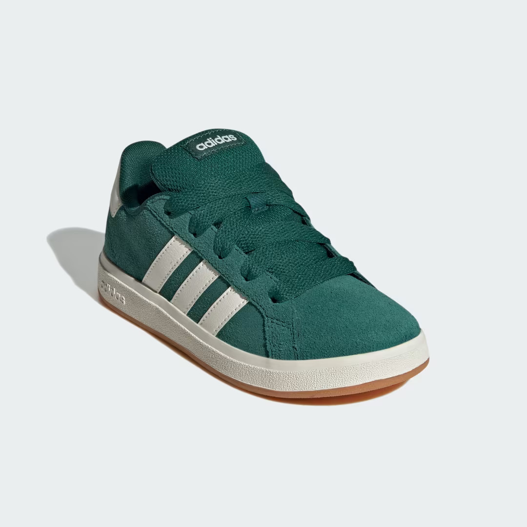 Grand Court 00s Shoes Kids Collegiate Green 3 - Kids Originals Shoes | adidas (US)