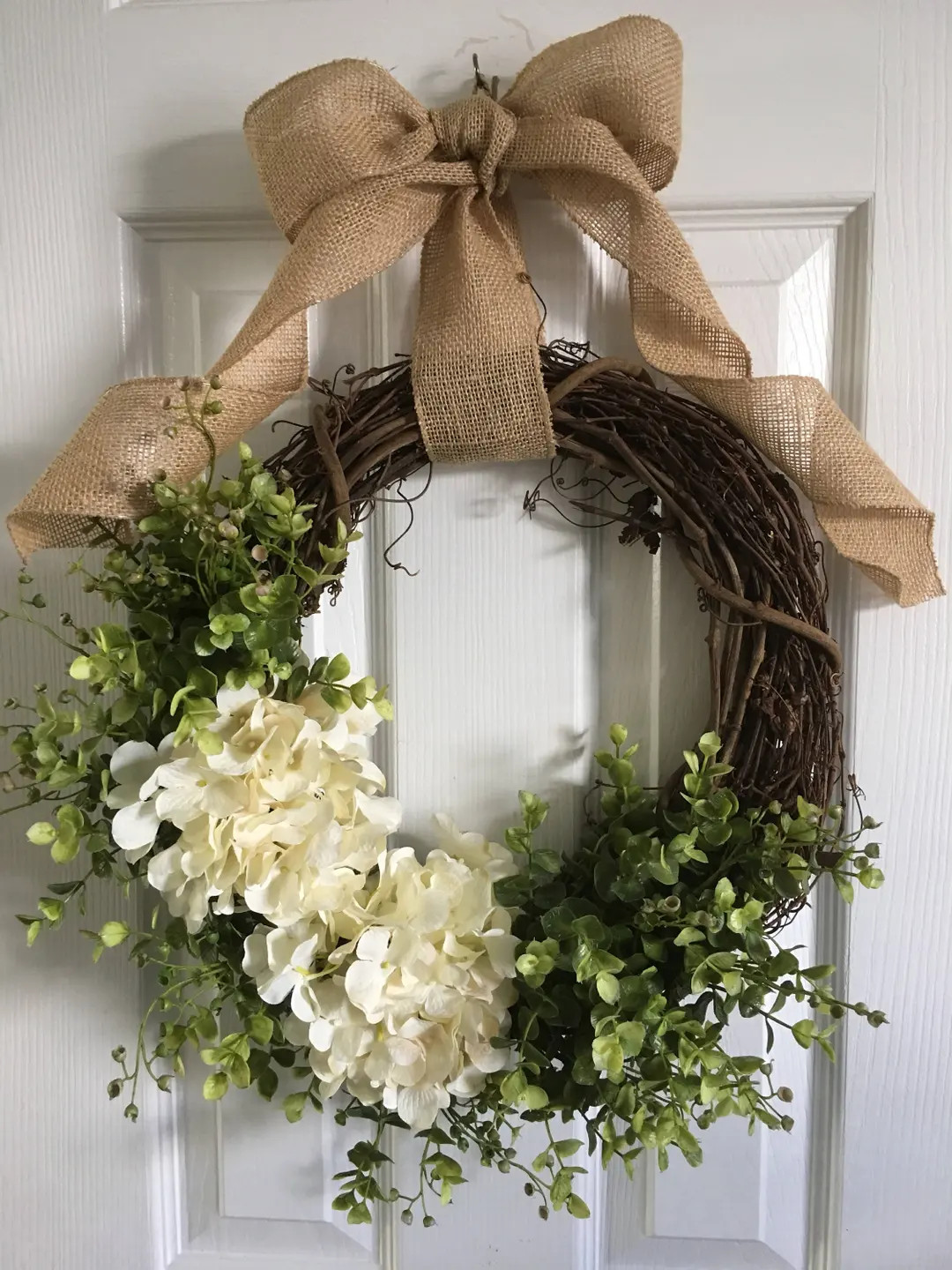 Beautiful Boxwood Wreath, Wreath With Greenery, Front Door Decor, Farmhouse Wreath, Rustic Wreath... | Etsy (US)