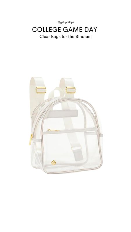 This clear backpack is the cutest option for your stadium bag for the season! 

Clear bag, backpack, back to school, stadium bag, Tory Burch

#LTKU #LTKBacktoSchool #LTKSeasonal