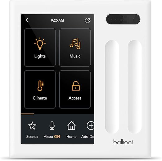 Brilliant Smart Home Control (2-Switch Panel) — Alexa Built-In & Compatible with Ring, Sonos, H... | Amazon (US)