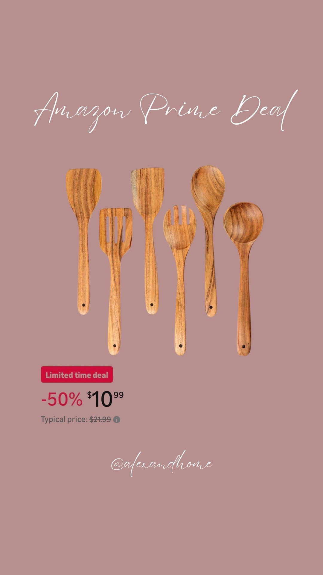 50% OFF Non toxic wooden cooking utensils! Just got these! 🤎 such a steal‼️‼️

#LTKHome #LTKSeasonal #LTKSaleAlert