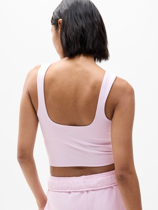Transcend Square Neck Crop Sports Bra A-C | Athleta