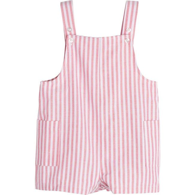 Baby Matteo Overall, Red Stripe | Maisonette