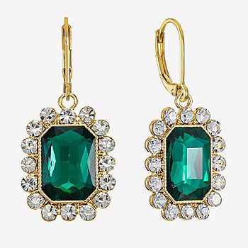 Monet Jewelry Glass Drop Earrings | JCPenney