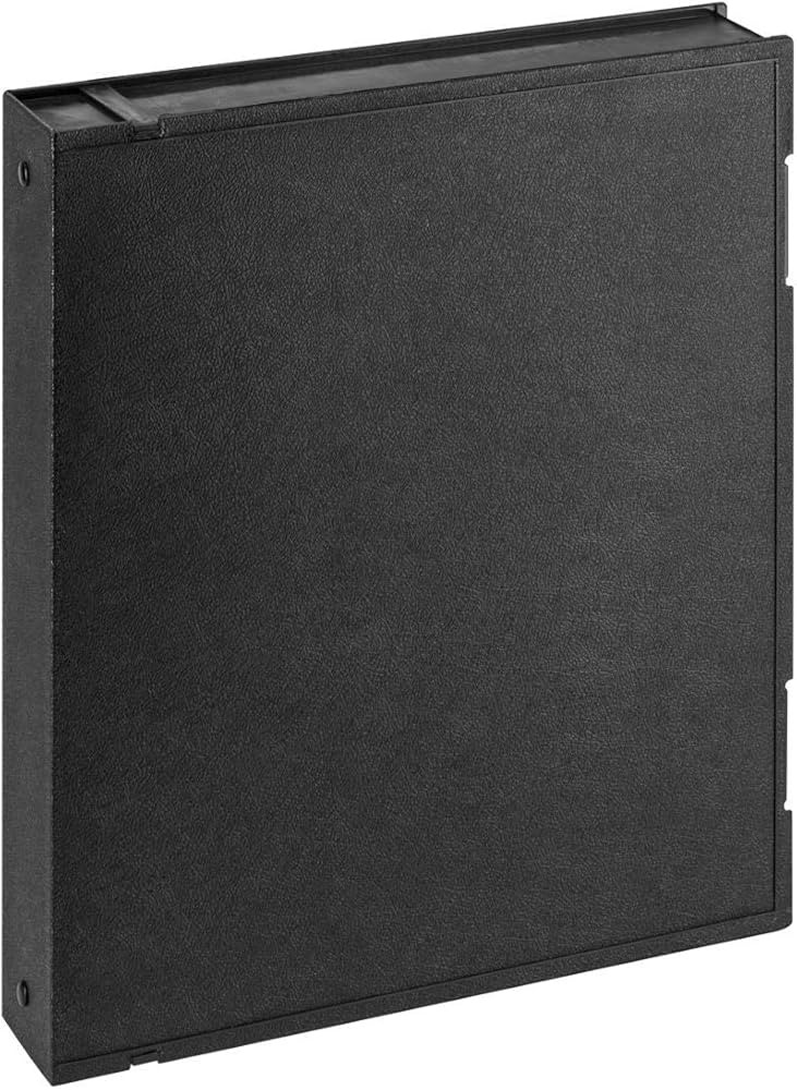 Adorama Plastic Storage Binder Box with 3 'O'-Rings, 9x11", Portrait Format, Color: Black | Amazon (US)