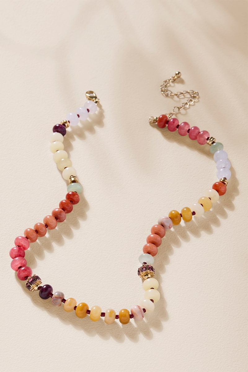 Stella Beaded Single Strand Necklace | Francesca's