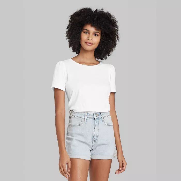 Women's Puff Short Sleeve T-Shirt - Wild Fable™ | Target