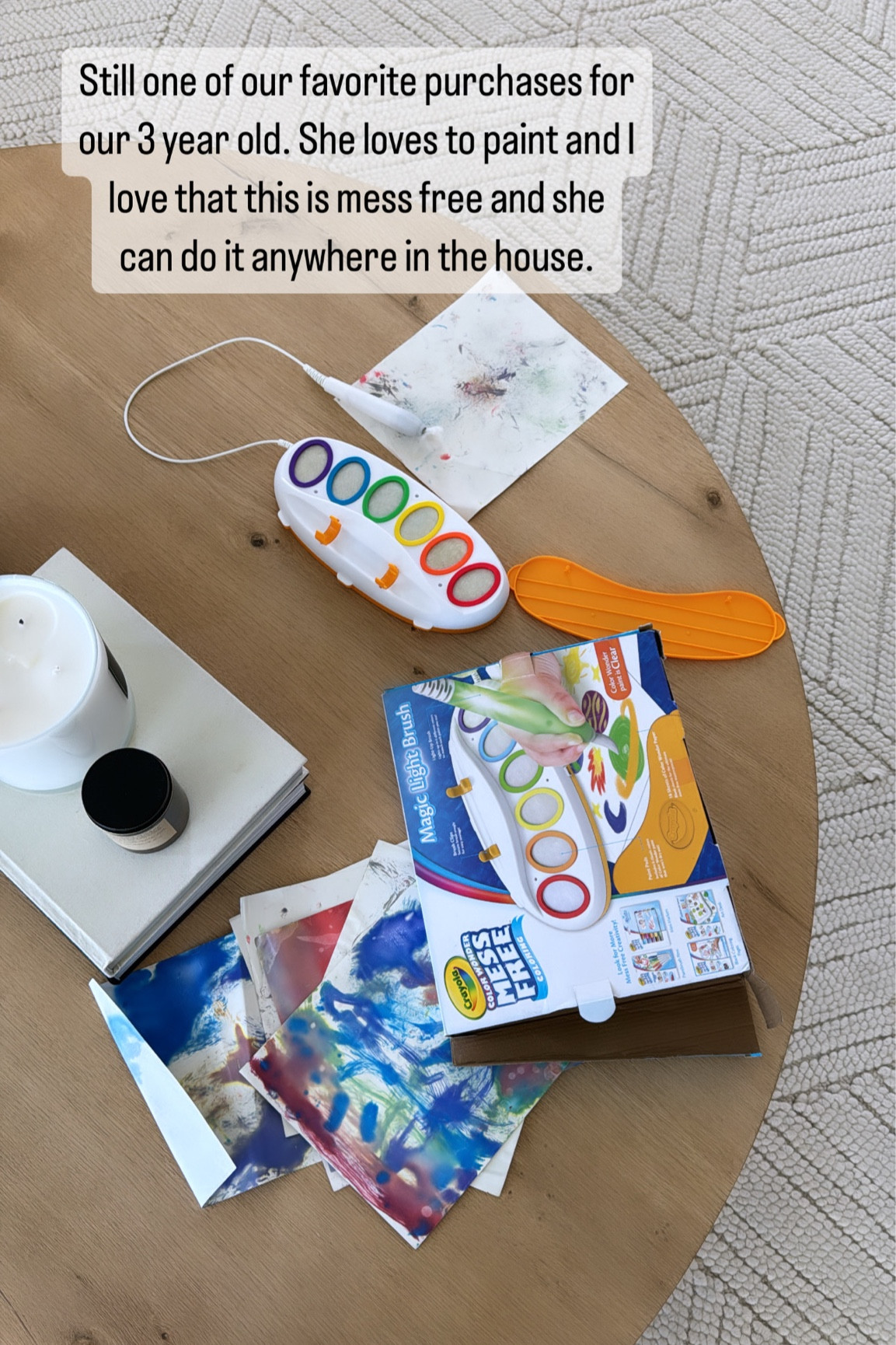 Toddler / preschool mess free painting
Activity 

#LTKkids