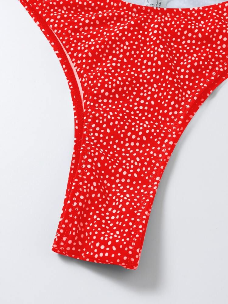 Dalmatian Underwire Bikini Swimsuit | SHEIN