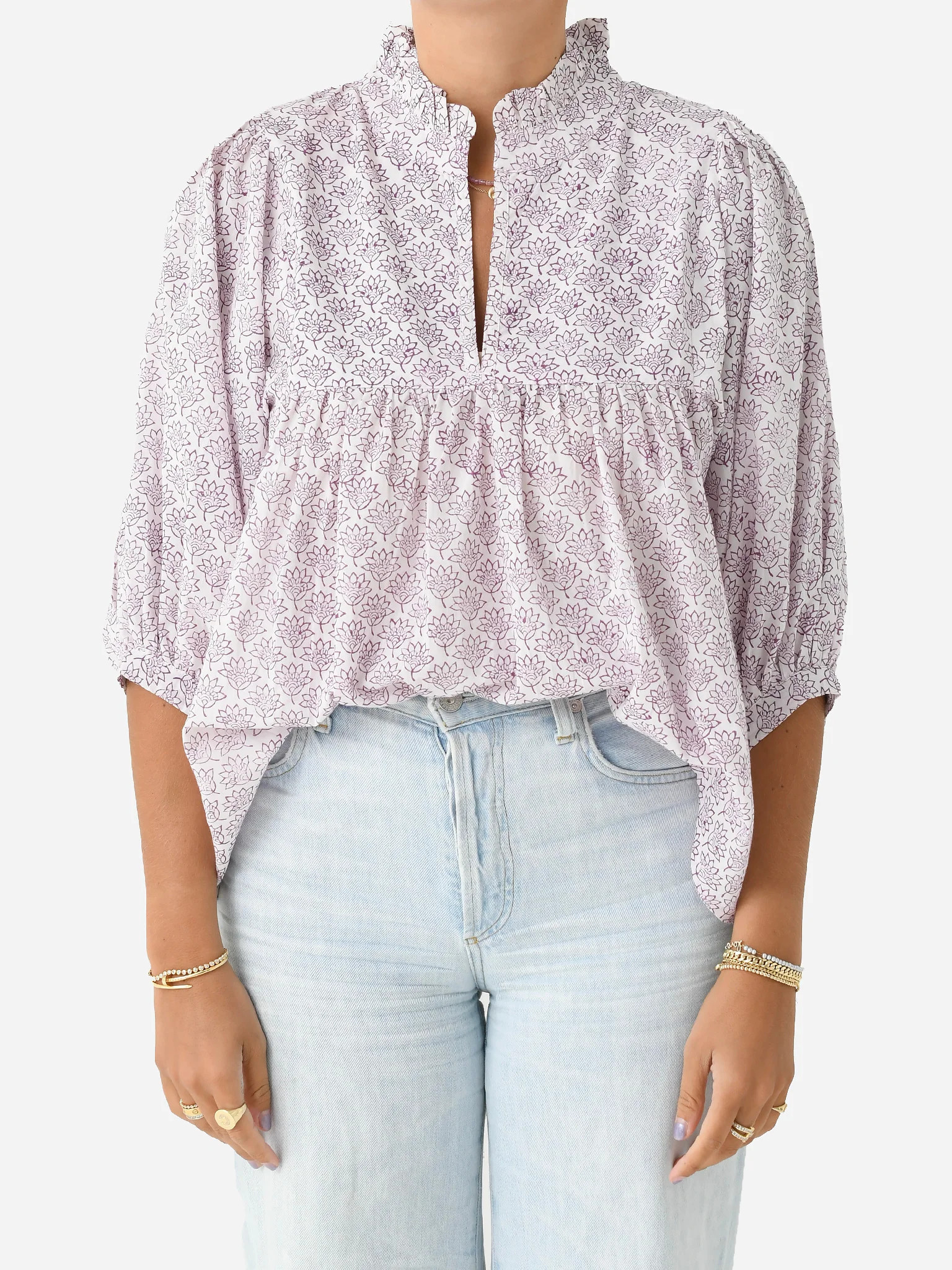 Sur La Vague Women's Lotus Blouse | Saint Bernard