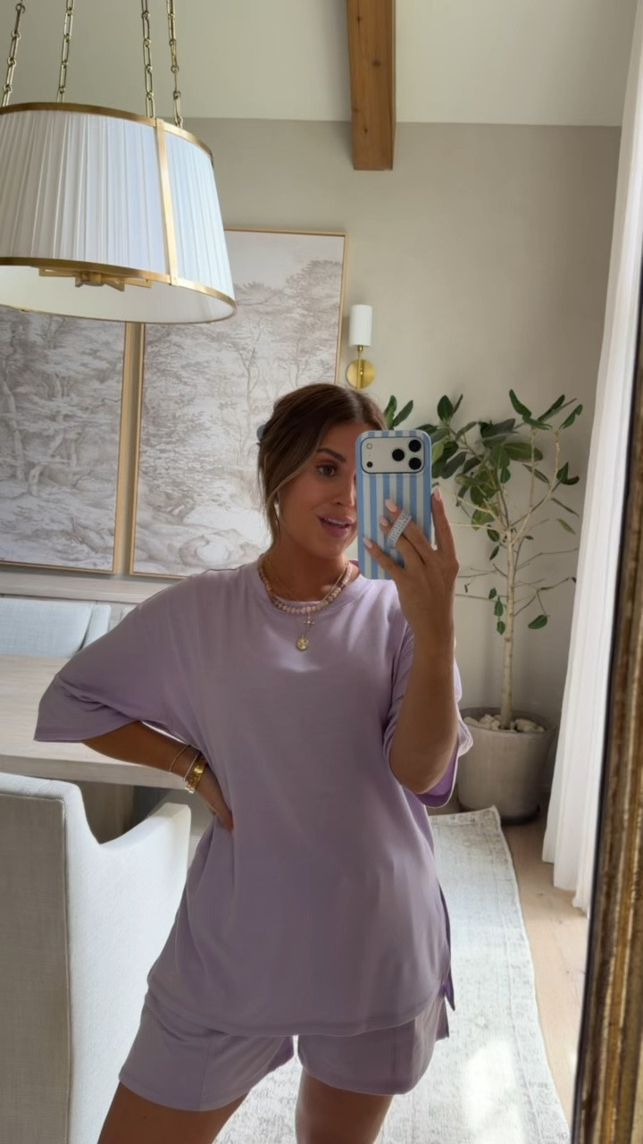 Wearing this purple Amazon set again today- in a size xs! The prettiest lilac color & so comfy! I’m currently 20 weeks pregnant and it’s very bump friendly

#LTKBump #LTKmomlife #LTKootd