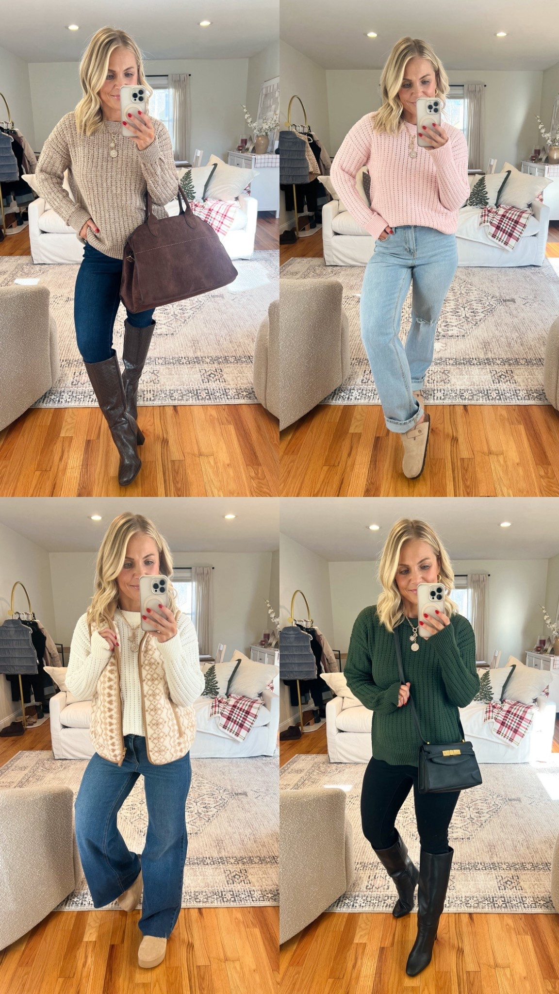 Walmart $15 sweaters that are so soft and cozy! They have stretch to them and are so easy to dress up or down! Perfect for this chilly winter weather or for a holiday event! 


Walmart finds, Walmart fashion, Walmart outfit, casual style, casual outfit, holiday outfit, Christmas outfit, winter sweaters, petite style, midsize fashionn

#LTKMidsize #LTKPetite #LTKSeasonal
