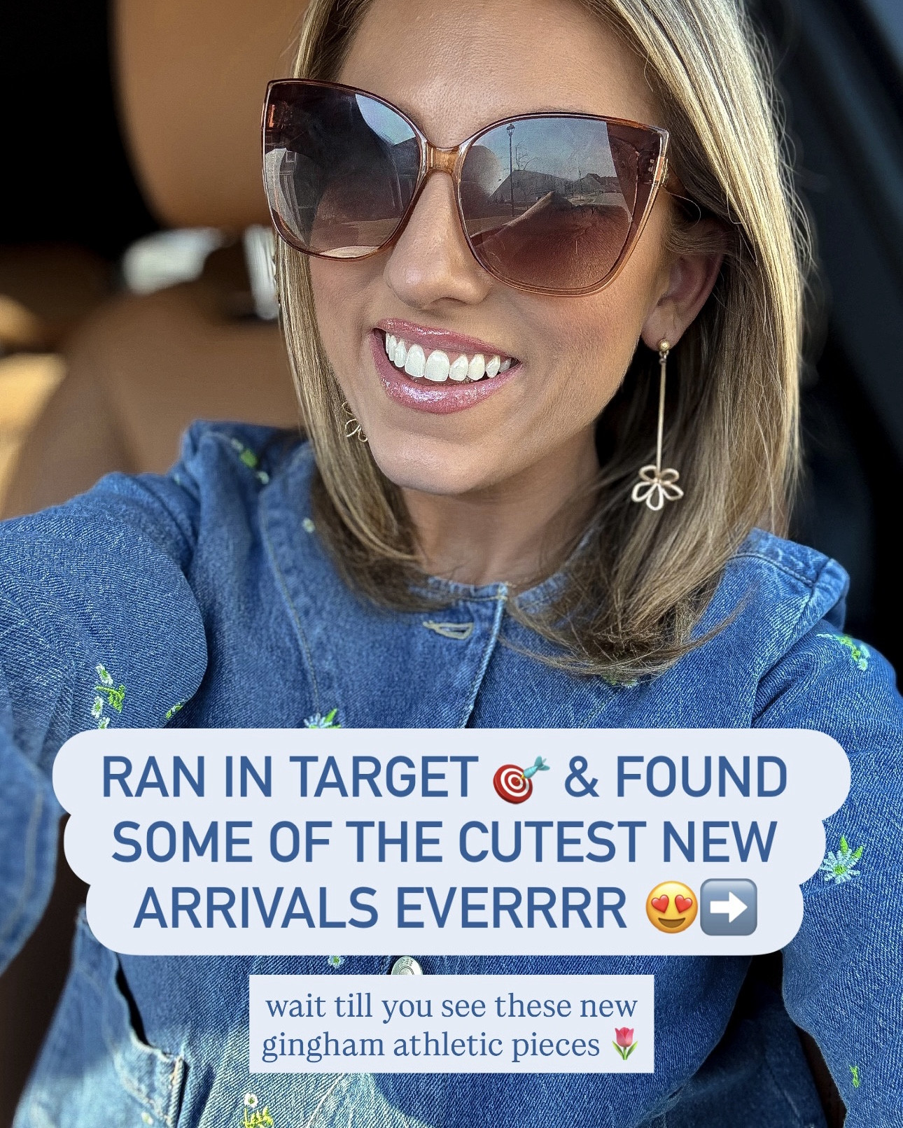 Ran into Target 🎯 and walked out wanting basically everything 😍

This Target run did NOT disappoint. The new arrivals are giving full spring energy and there is so much good stuff right now — from the cutest gingham athletic sets to coastal dresses, eyelet pants, fun men’s button downs, and the sweetest spring home decor. 🌷🤍

Here’s what I found:

✨ Green and pink gingham athletic romper + dress (and YES… girls sizes to match!)
✨ Blue + white tropical print belted shirt dress
✨ Raffia/beaded slide sandals that look so high end
✨ Fun Goodfellow graphic button downs for the guys
✨ Eyelet detail wide leg pants (also come in black!)
✨ The prettiest straw bucket bag with a little flower charm
✨ Woven bunnies with pink bows for spring decor
✨ The best chambray matching set you can mix and match all season

Target is absolutely nailing spring fashion 2026 and spring home decor right now. So many pieces that look boutique but are such affordable finds 🙌🏼

If you’re heading to Target soon, save this for your next Target run because these new Target arrivals are too good to miss.

#targetstyle #targetfinds #targetrun #targetfashion #targetnewarrivals #springfashion #springstyle #coastalfashion #ginghamstyle #momstyle #springdecor #targethome #affordablefashion

#LTKootd #LTKPetite #LTKSeasonal