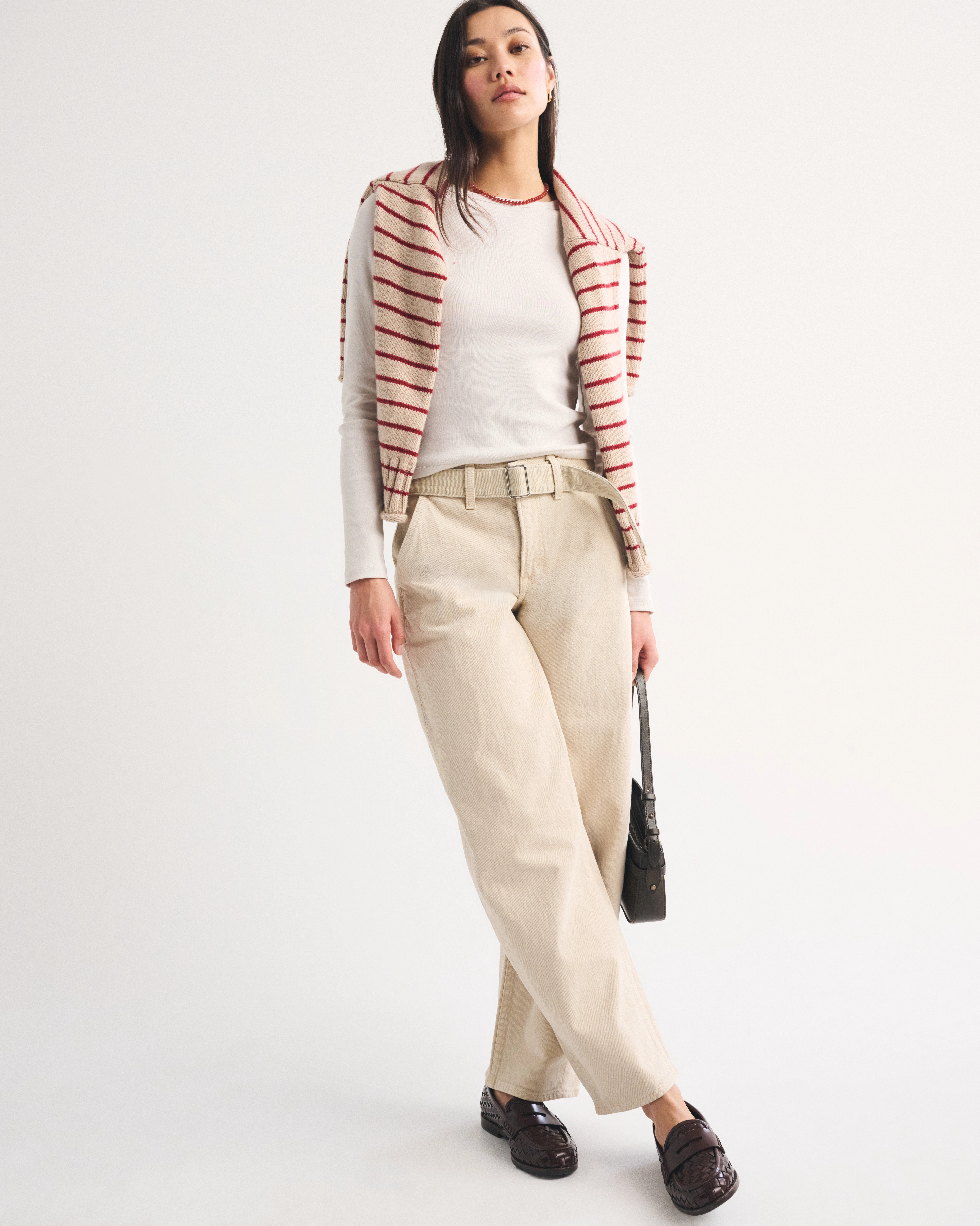 High Rise Barrel Jean | Abercrombie & Fitch (US)