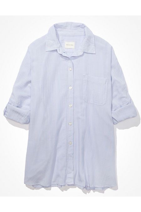 AE Go Big Oversized Shirt | American Eagle Outfitters (US & CA)