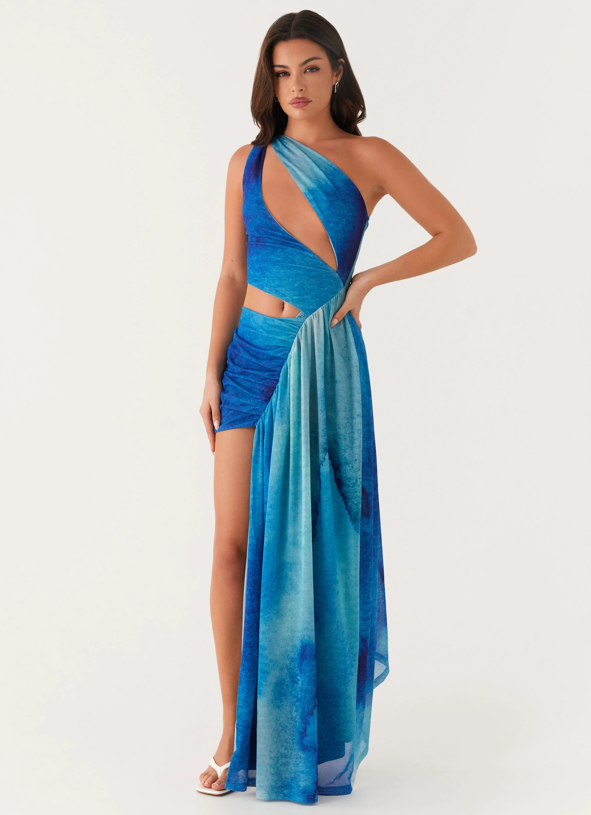 Blinded Maxi Dress - Blue Tie Dye | Peppermayo (Global)