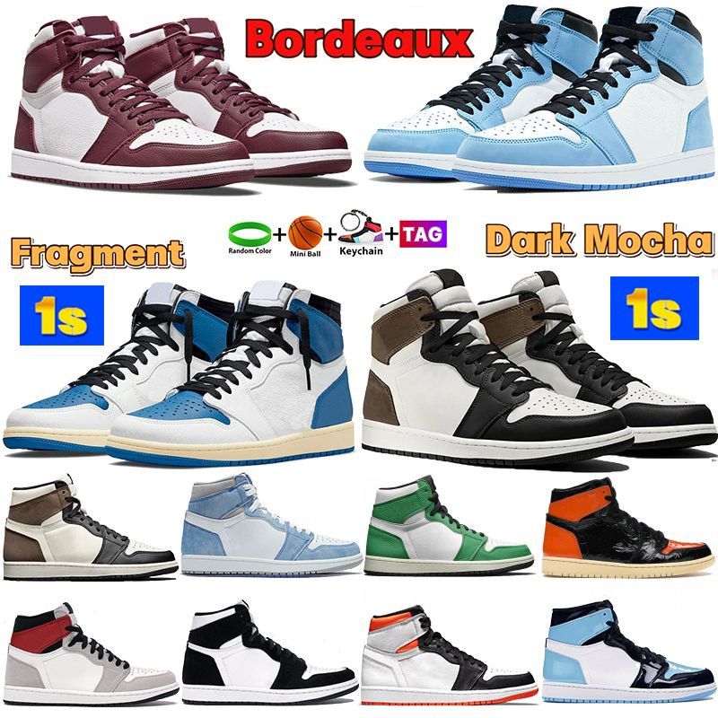 High University Blue 1s 1 Basketball Shoes Bordeaux Dark Mocha Pollen Barely Rose Light Smoke Gre... | DHGate
