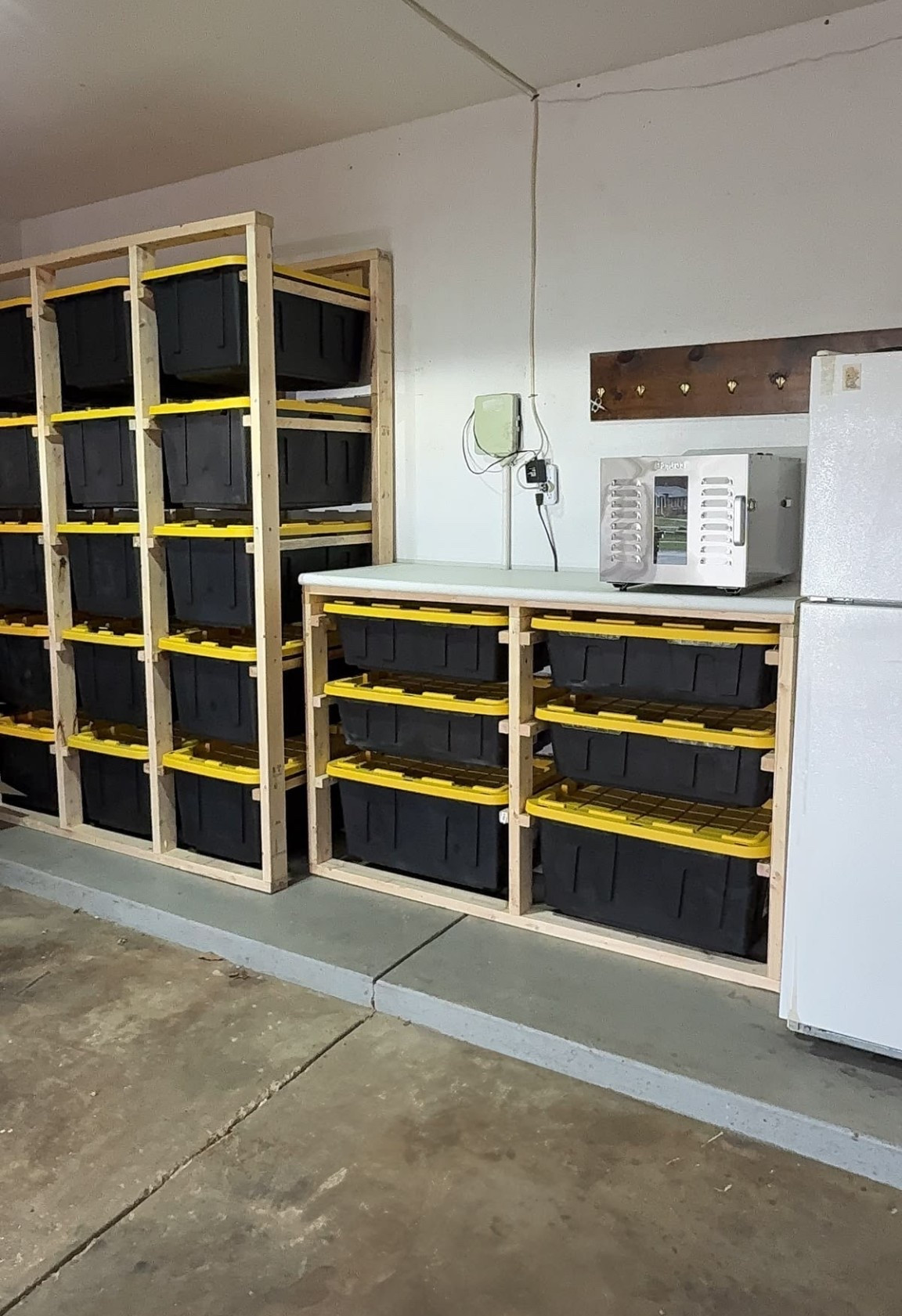 Garage organization system! Perfect place for my tubs and dehydrator. 

#LTKSaleAlert #LTKdayinmylife #LTKHome