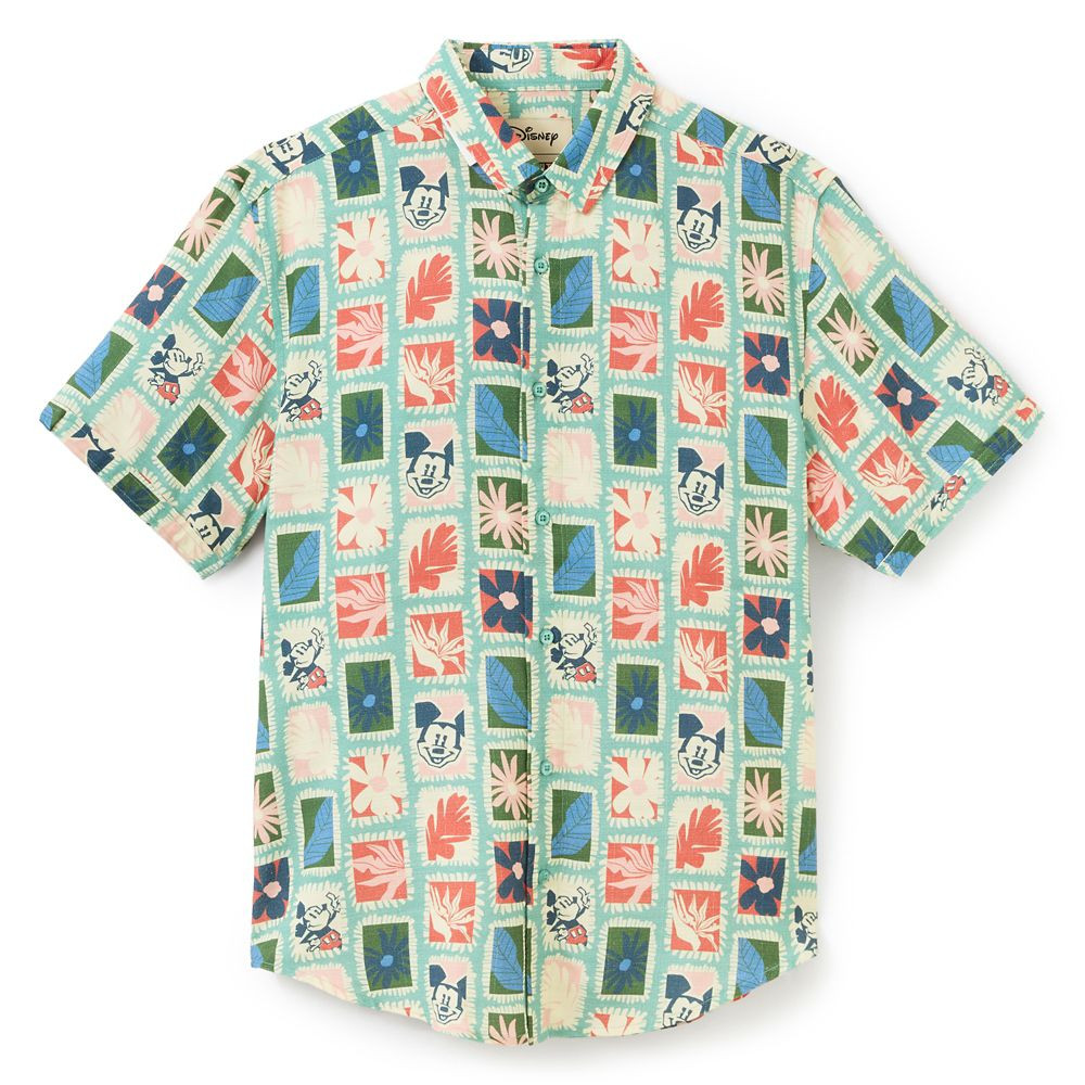 Mickey Mouse Tropical Button Down Shirt for Men by RSVLTS – Exclusive | Disney Store