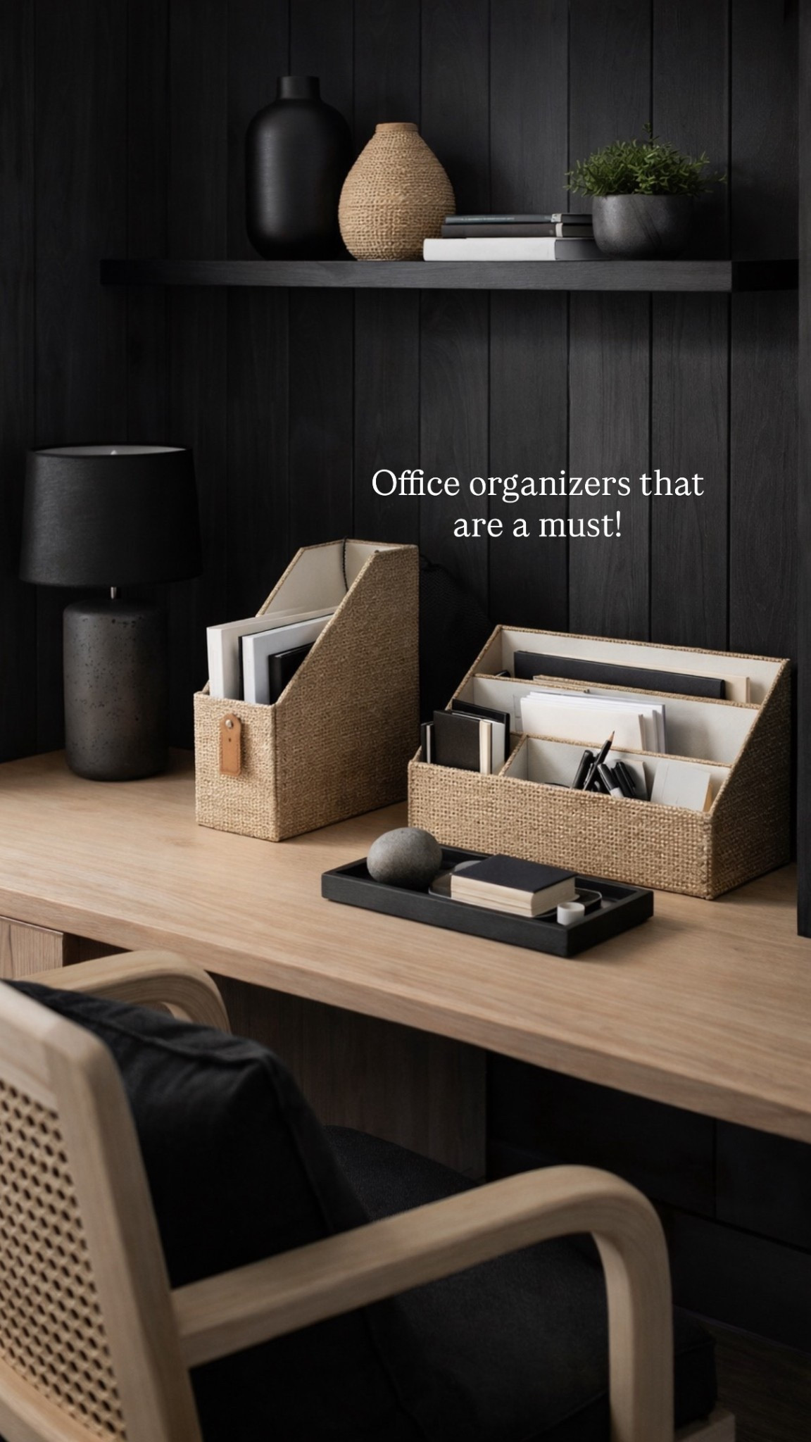 Office organizers but make them cute! 

#LTKHome