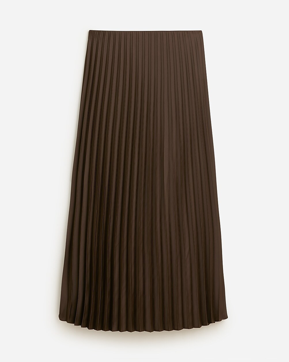 Pleated pull-on midi skirt | J. Crew US