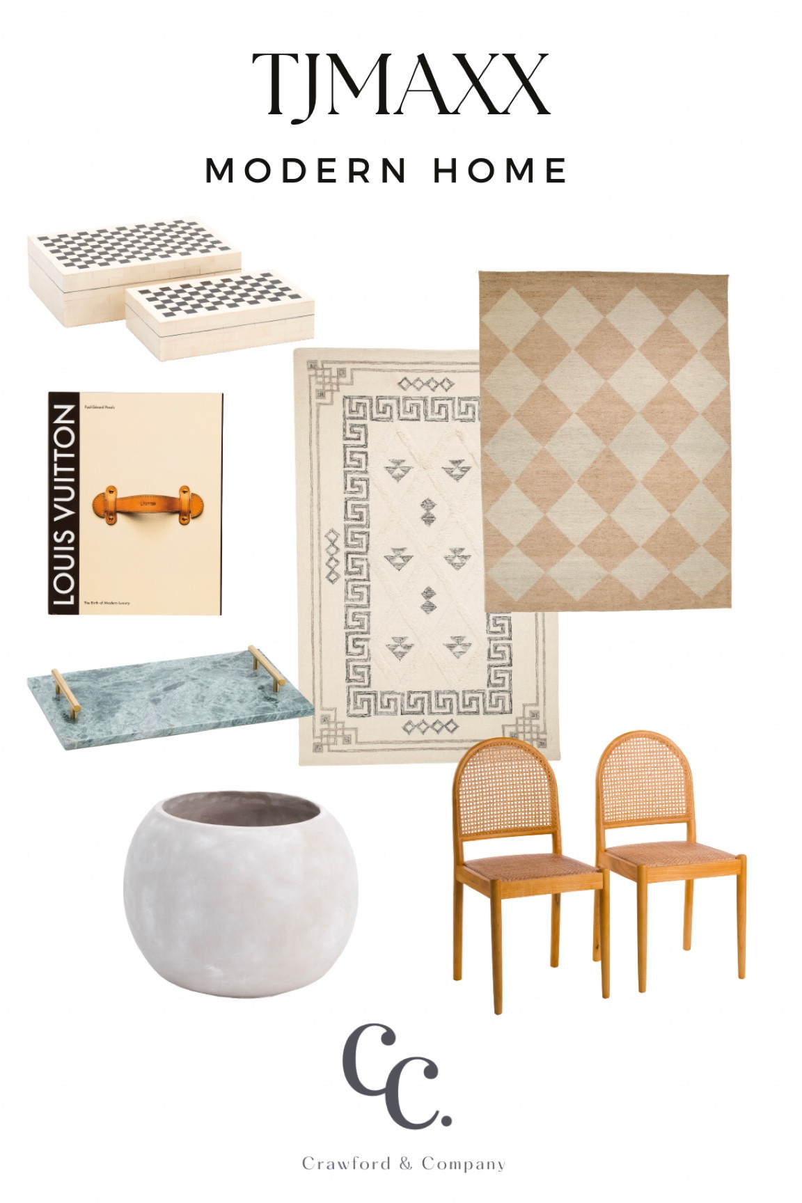 Tj maxx modern home
Rugs
Boxes
Planter
Chairs


#LTKhome #LTKunder50 #LTKunder100