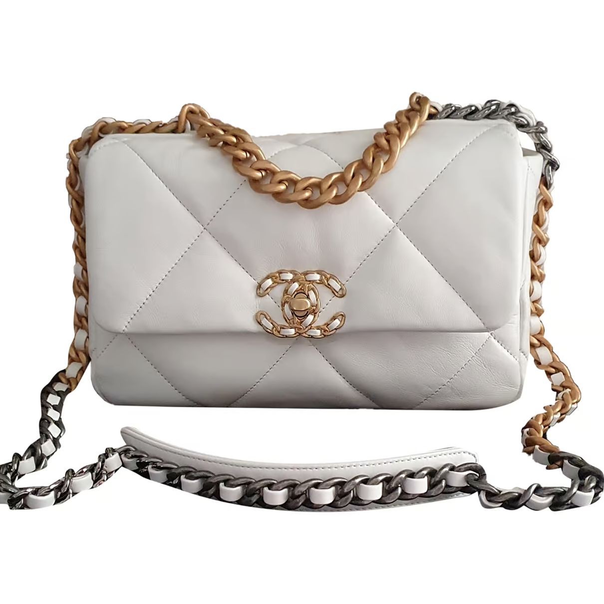 Chanel 19 Leder Handtaschen | Vestiaire Collective (Global)