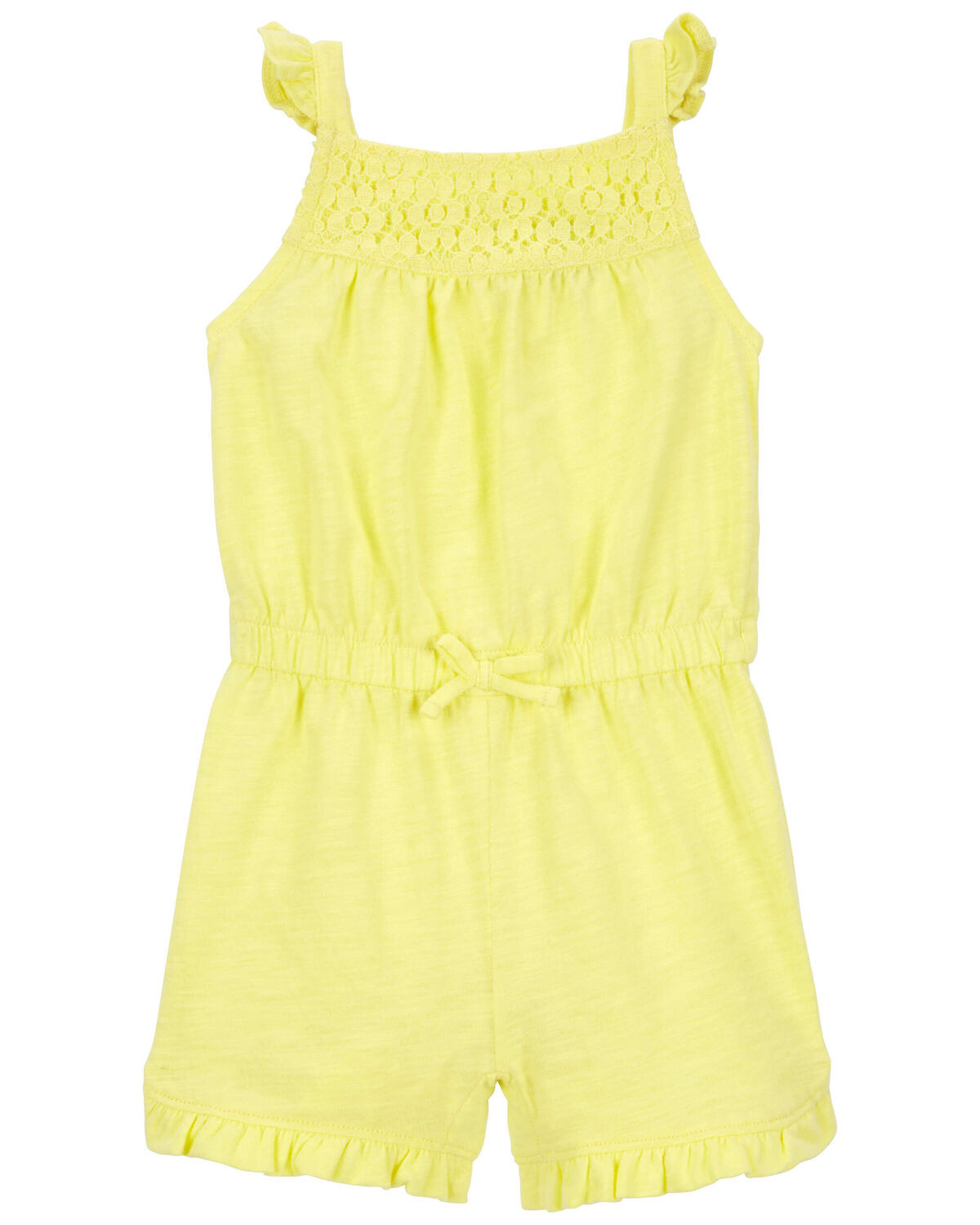 Yellow Baby Flutter Cotton Romper | carters.com | Carter's