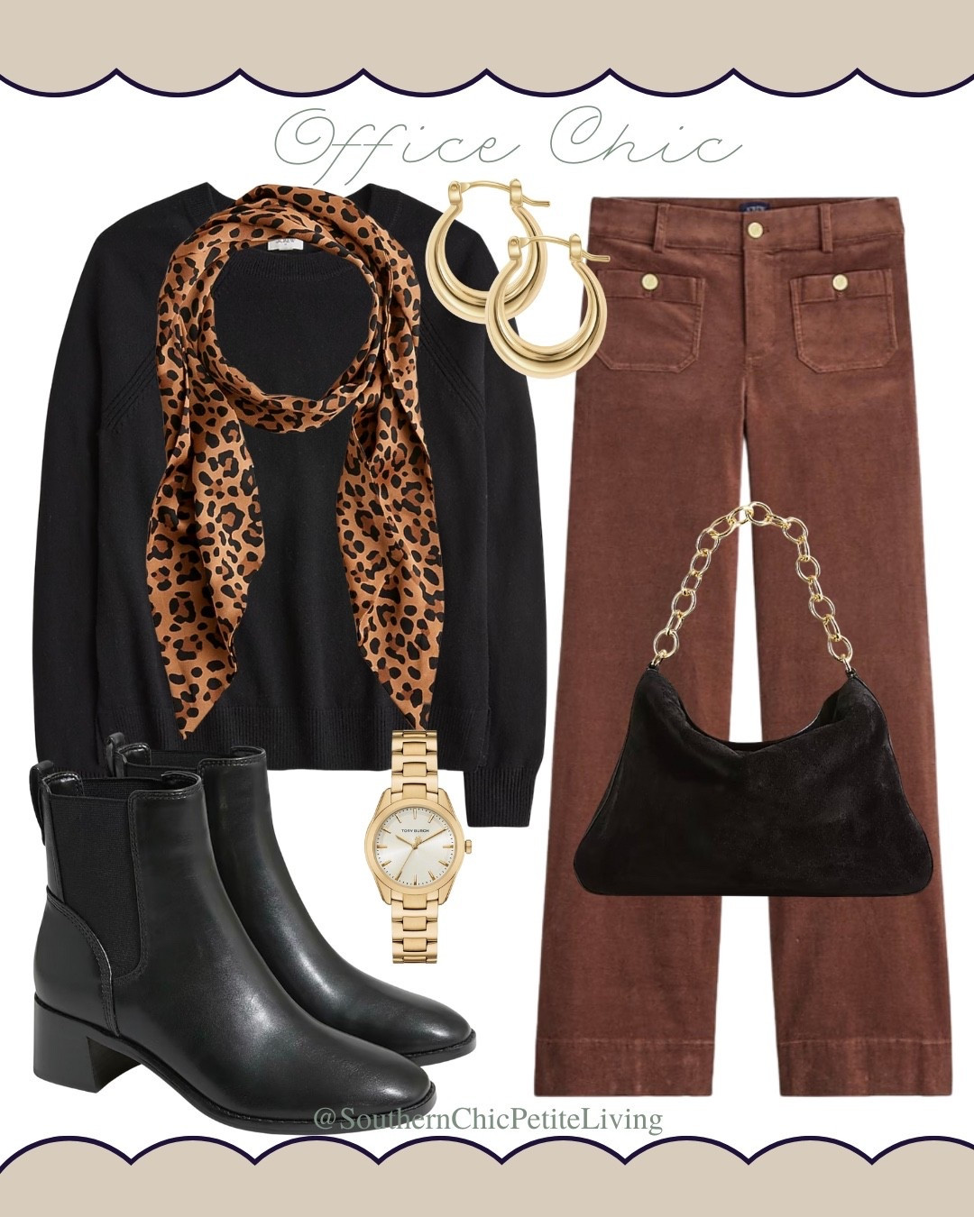 Fall Outfit, Office Outfit, Office Chic, Corduroy, Chelsea Boots, Pumpkin Patch, JCrew, Scarf, Petite, Business Casuall

#LTKFindsUnder50 #LTKOver40 #LTKWorkwear