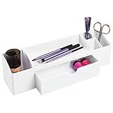 iDesign Med+ Storage Box Organizer for Thermometers, Medical Supplies, Makeup, Cotton Balls - White | Amazon (US)