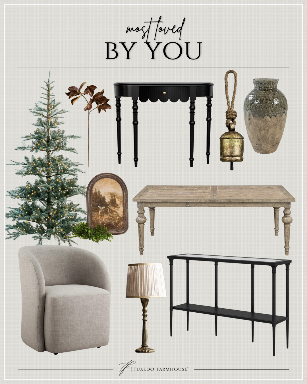 Most Loved by You

Which one was your favorite?

Seasonal, home decor, holiday, wreaths, candles, swags, trees, reindeer, Christmas, snowmen, trays, bells, pillows, ornaments, ccent chairs, rugs, wall art, frames, pillows, lamps, baskets, candles, books, coffee tables, ottomans, trays, bowls, consoles, accent tables
 

 #LTKSeasonal #LTKHome #LTKFindsUnder50