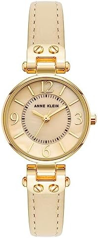 Anne Klein Women's Leather Strap Watch | Amazon (US)