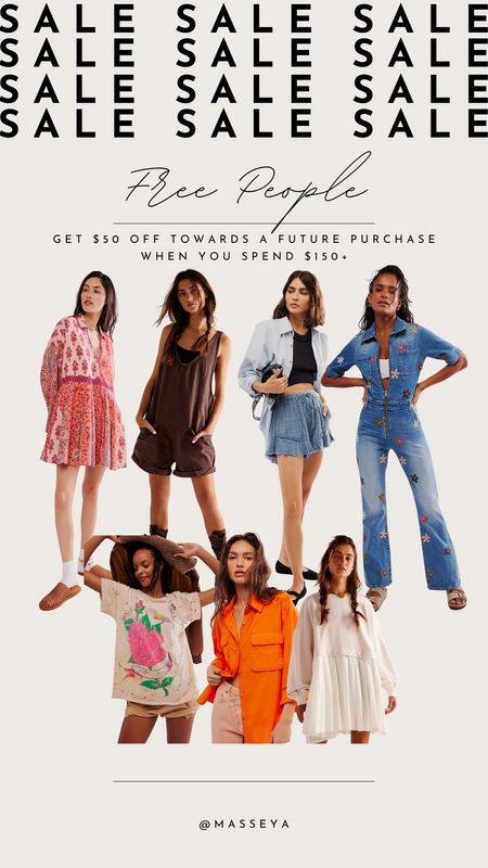 Such cute spring options at the Free People sale!! Get $50 off a future purchase when you spend $150+!

Free people, free people sale, boho, spring trends, spring fashion essentials, 

#LTKsalealert #LTKstyletip
