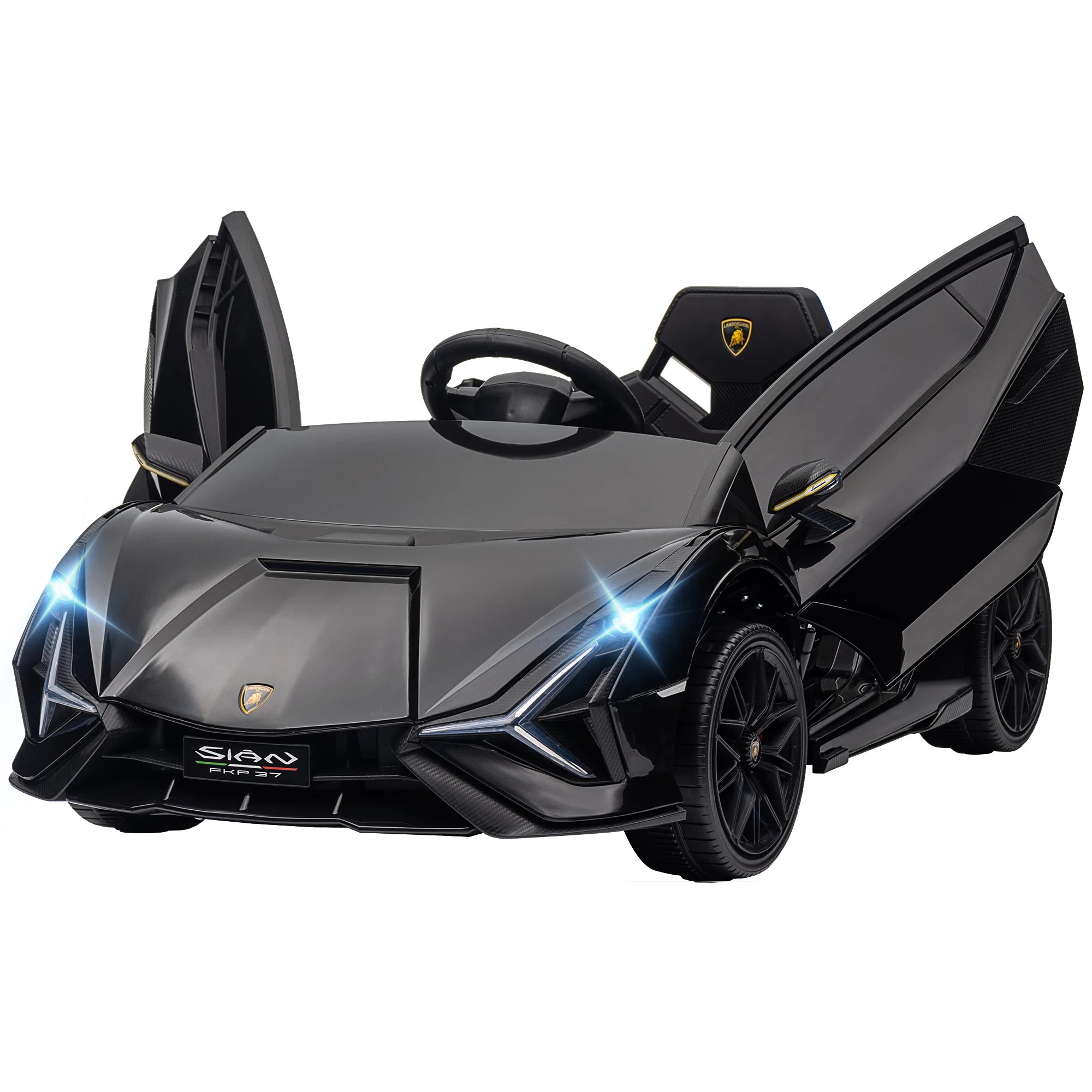 12V Ride on Car, Lamborghini SIAN Licensed Battery Powered Electric Car | Wayfair North America