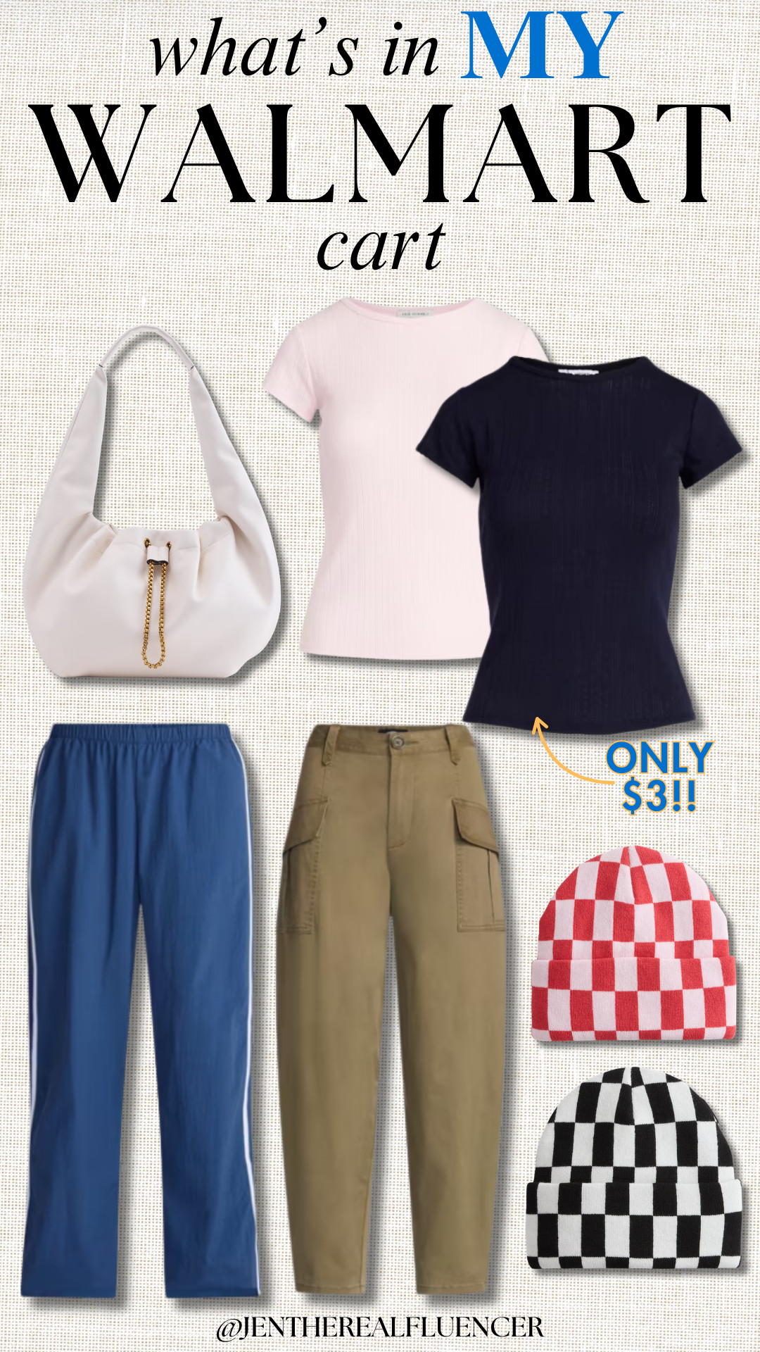🛒 ADD TO CART! 🛒

Free Assembly Pointelle Mini Tees in Rose Touch and Darkest Navy (ONLY $3!), No Boundaries Nylon Gameday Track Pants in Cadet Blue (ONLY $7.82!), Scoop Tapered Cargo Trousers in Olive Caper, Scoop Mother Of Pearl Faux Leather Chain Drawstring Bag, No Boundaries Ribbed Knit Checkered Beanies in Ruby Light and Black Soot 

 

 #LTKootd #LTKSaleAlert #LTKMidsize