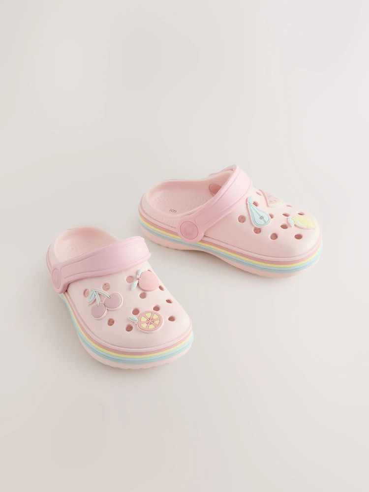 Blush Pink Standard Fit (F) Character Clogs | Next US