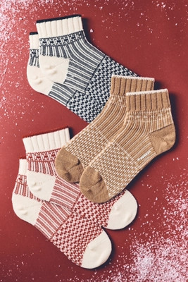 Bombas Checkered Quarter Socks | Anthropologie (US)