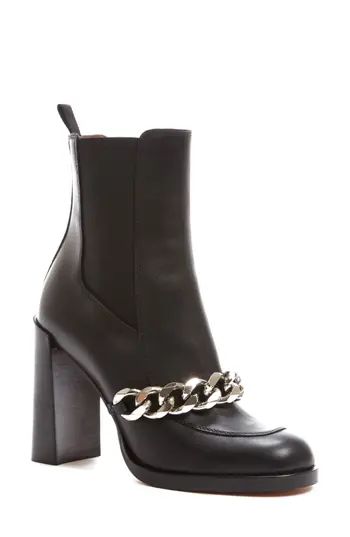 Women's Givenchy Chain Chelsea Boot, Size 35 EU - Black | Nordstrom