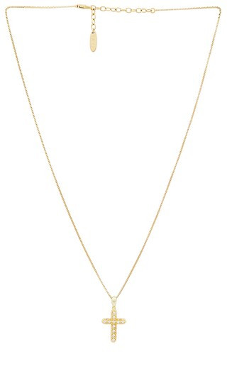 Coco Cross Necklace in Gold | Revolve Clothing (Global)
