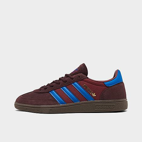 adidas Men's Originals Handball Spezial Casual Shoes in Night Red/Blue/Shadow Red Size: 10.0 | Finish Line (US)