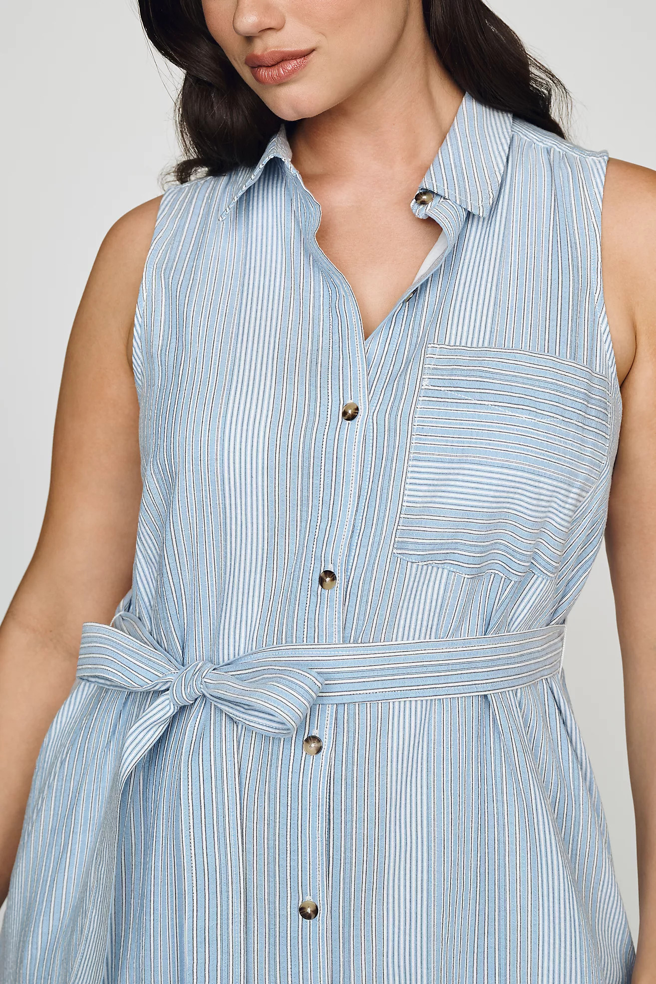 Maeve Mona Cotton Maxi Shirtdress | Anthropologie (US)