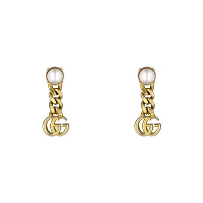 Pearl Double G earrings | Gucci (US)