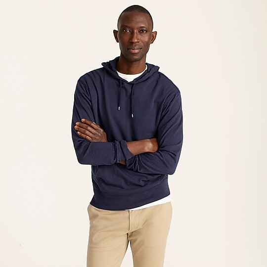 Garment-dyed slub cotton hoodie | J. Crew US