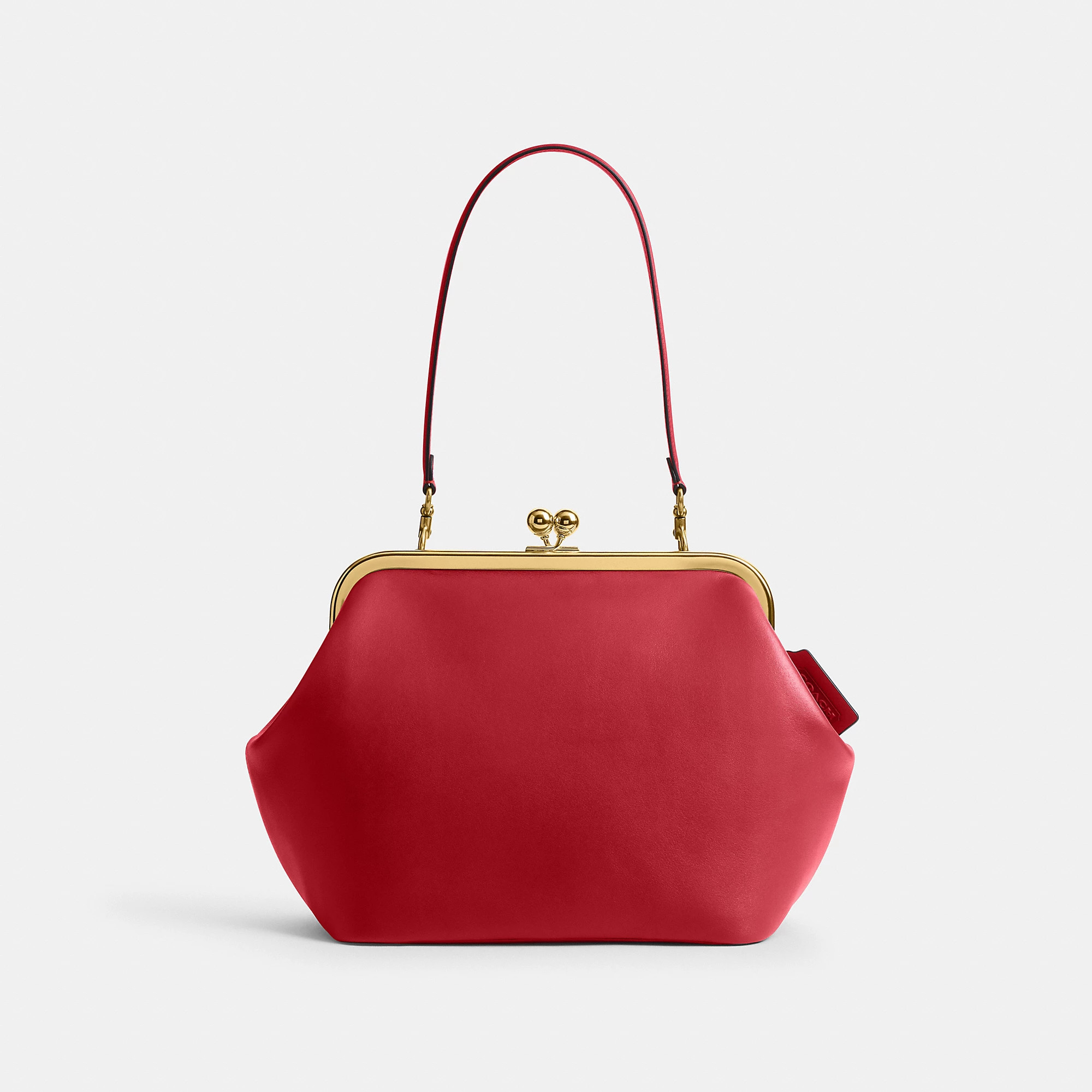 Coach Kisslock Frame Bag 27 - Women's - Brass/poppy | Coach (US)