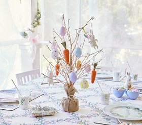 Easter Willow Tabletop Tree with Ornaments | Pottery Barn Kids