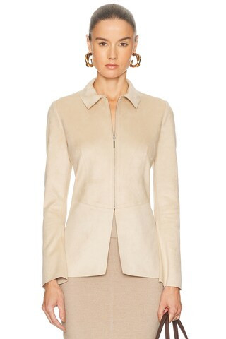 Alexis Shawn Jacket in Neutral | FWRD 