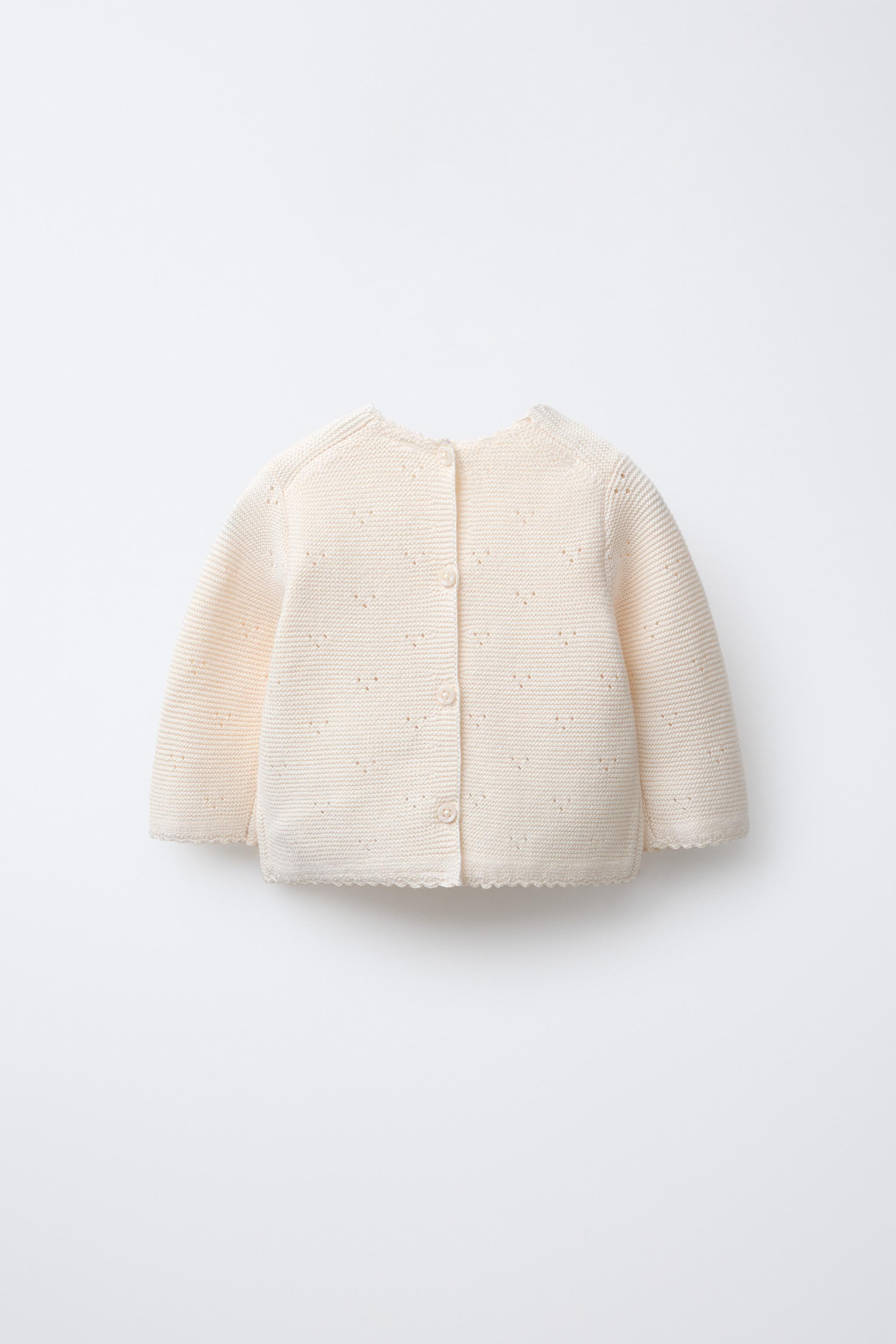 STRICKPULLOVER MIT BLUMENSTICKEREI | Zara DE